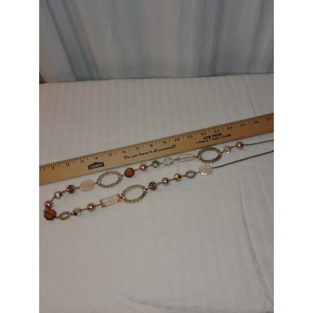 NY and Company Beaded Necklace about 19 inches long